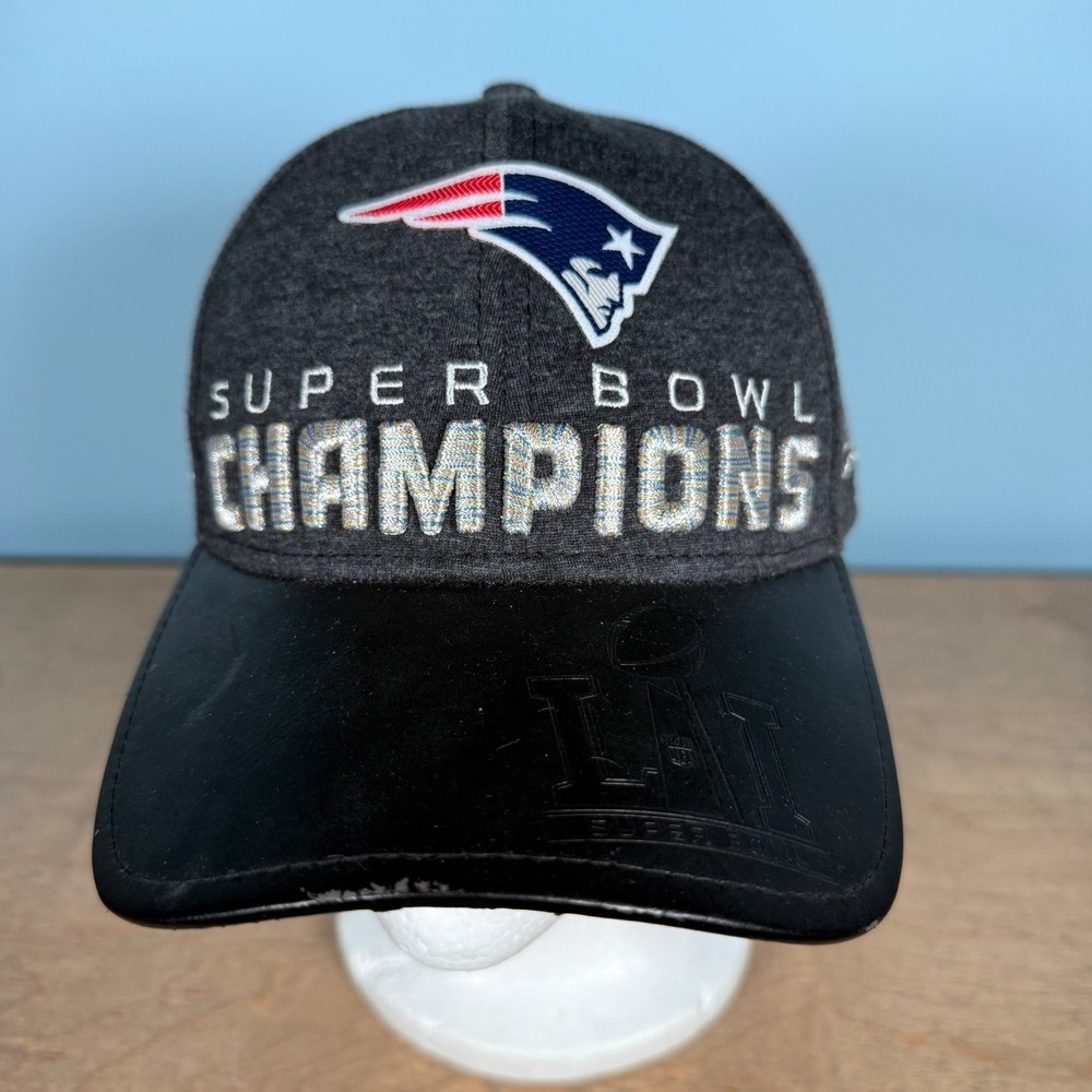 New Era New England Patriots Hat OSFA Black Super Bowl‎ LI Champions 9Forty